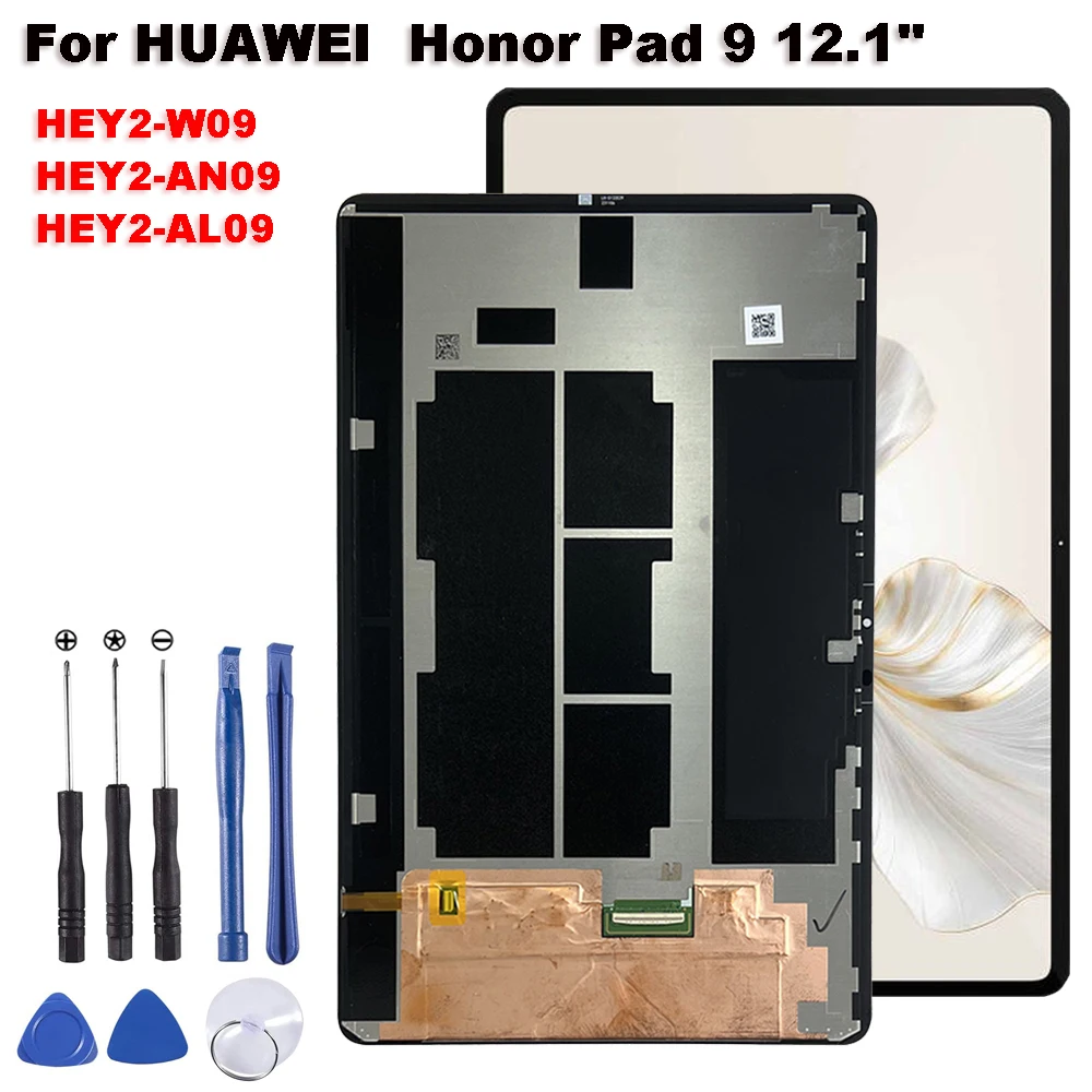 For HUAWEI Honor Pad 9 HEY2 HEY2-W09 HEY2-AN09 HEY2-AL09 12.1'' LCD Display Touch Screen Digitizer Glass Assembly Repair