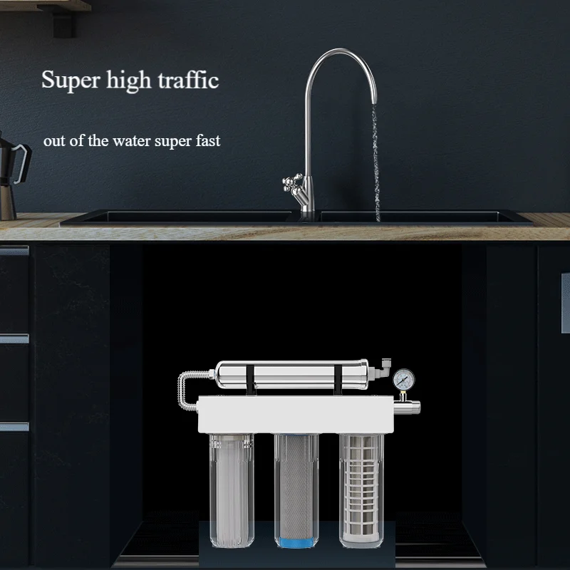 Purificadores de agua domésticos de tráfico súper alto, sistema de filtración súper rápido de cinco niveles con refinamiento de profundidad física eficiente