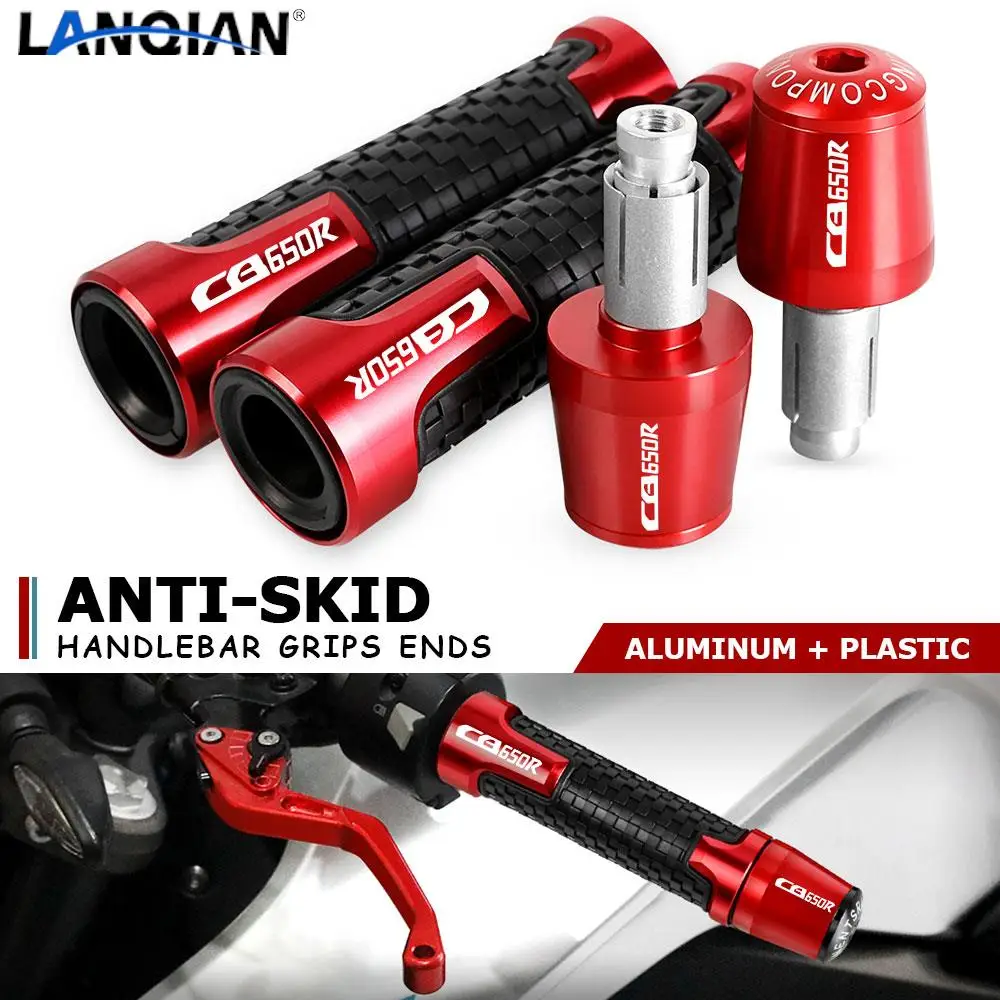 

Motorcycle Accessories 7/8" 22MM Handlebar Hand Grips Handle Bar End Cap plug For HONDA CB650R 750 750F CB 750 2019 2020 2021
