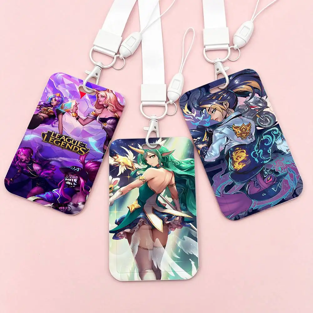 W-Leagues-r-of-t-legends-t Holder Access Card Sleeve Keychain Work Badge Clip Neck Lanyard For Office And Campus Use Name Tag view 6