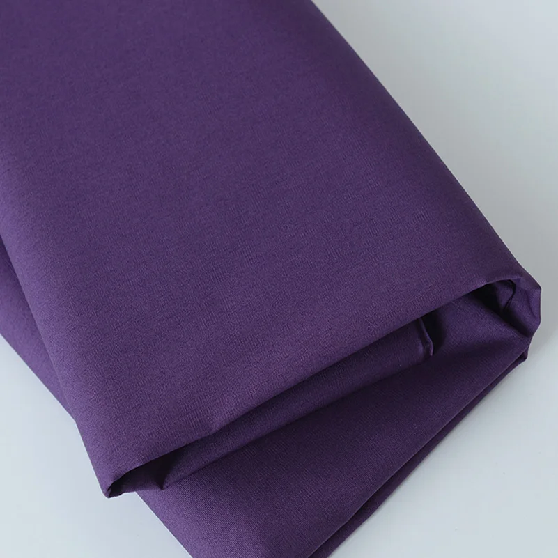 Katoenen poplin stof effen kleur wit rood zwart voor naaigerei quilten patchwork per halve meter