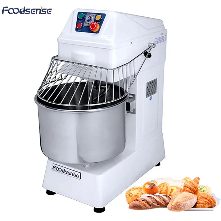 

Hot Sale 25kg 64 Liter Flour Mixer Machine Bakery Equipment HS60 Commercial Bread Electric Spiral Dough Mixer