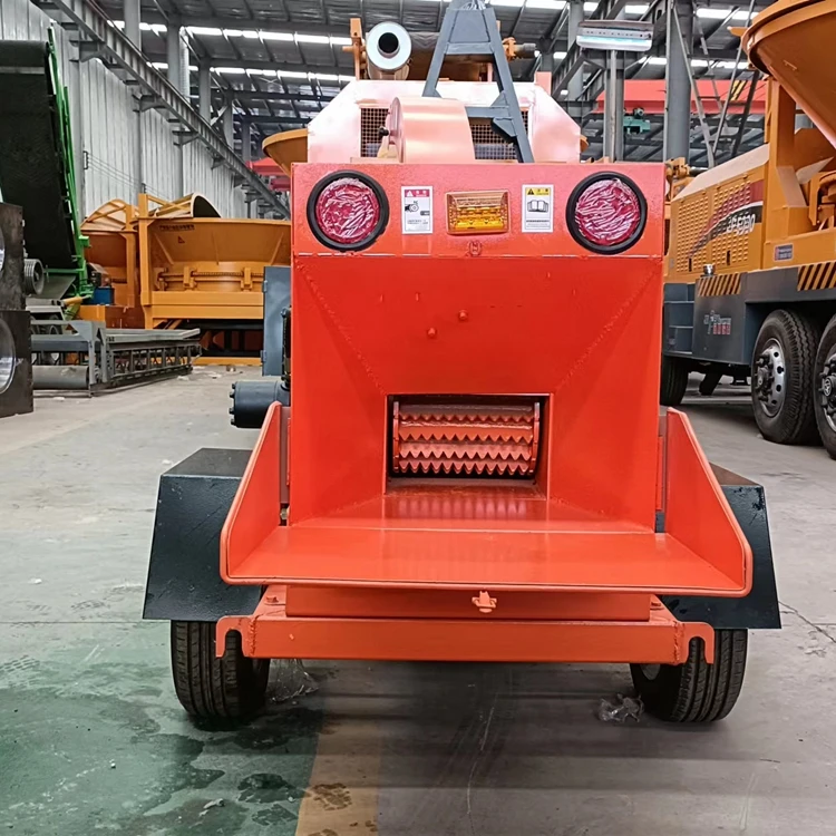 202510Ton Trattore a benzina Macchine forestali Legna da ardere Compensato Grande cippatrice per legno