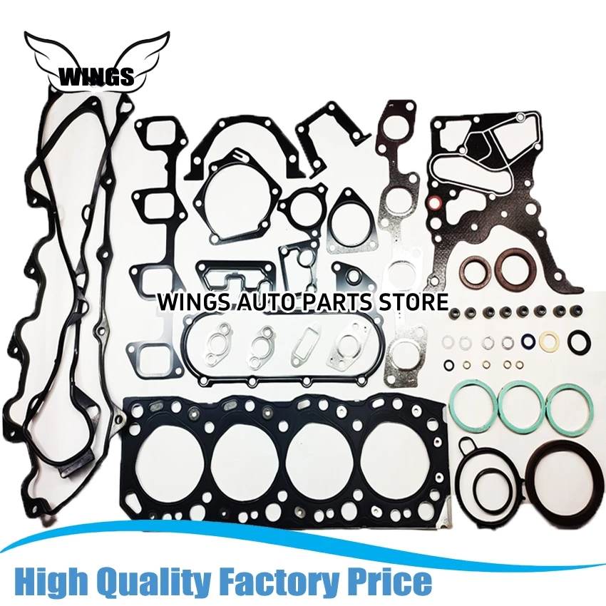 

Diesel 2L2 04111-54160 0411154160 Overhaul Full Gasket Kit For Toyota LS120