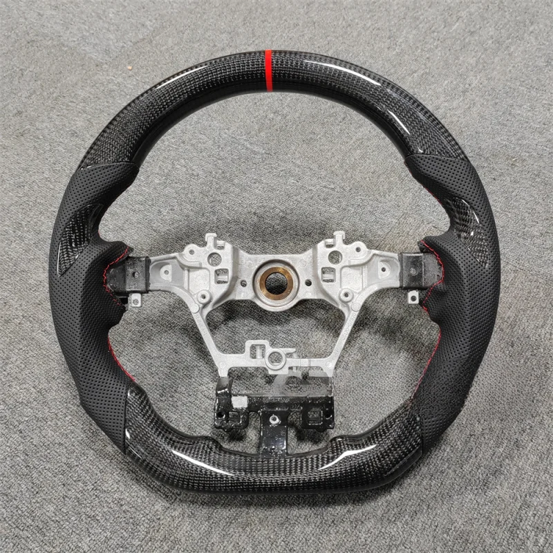 New for Hiace 300 Sports Steering Wheel Frame Custom Designed Real Carbon Fiber with Leather