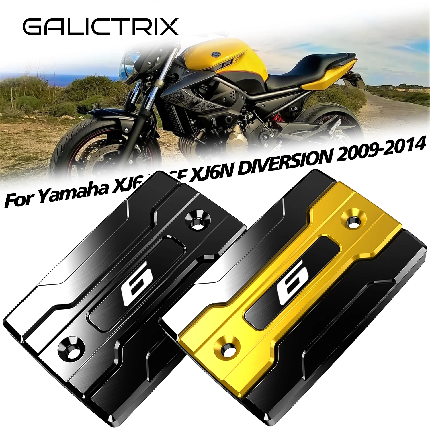 

Для YAMAHA XJ6 XJ6F XJ6N DIVERSION XJ 6F 6N 2009-2014 2013 мотоциклетная передняя крышка резервуара тормозной жидкости, чашка бака, крышка маслозаливной горловины