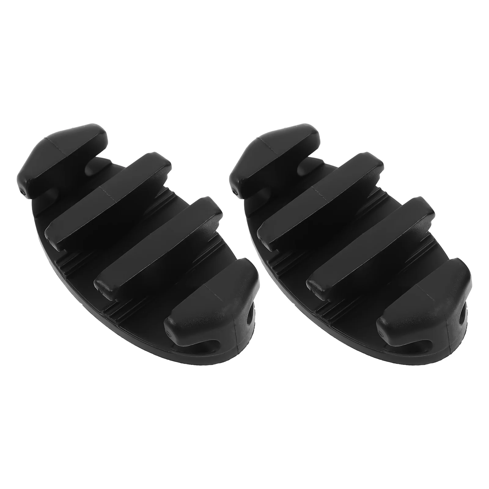 

2 Pcs Kayaking Rope Clipper Canoe Anchor System Clamp Tether Holder Nylon Boat Deck Cleat