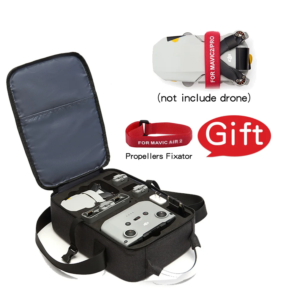 Borsa di stoccaggio per DJI Mini2 bagagli zaino rigido a doppia spalla per DJI Mini 2 valigia accessori per droni