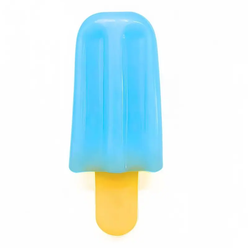 Ice pop toy for teeth cleaning, durable and easy to clean, can be filled with water for cooling, floats on water