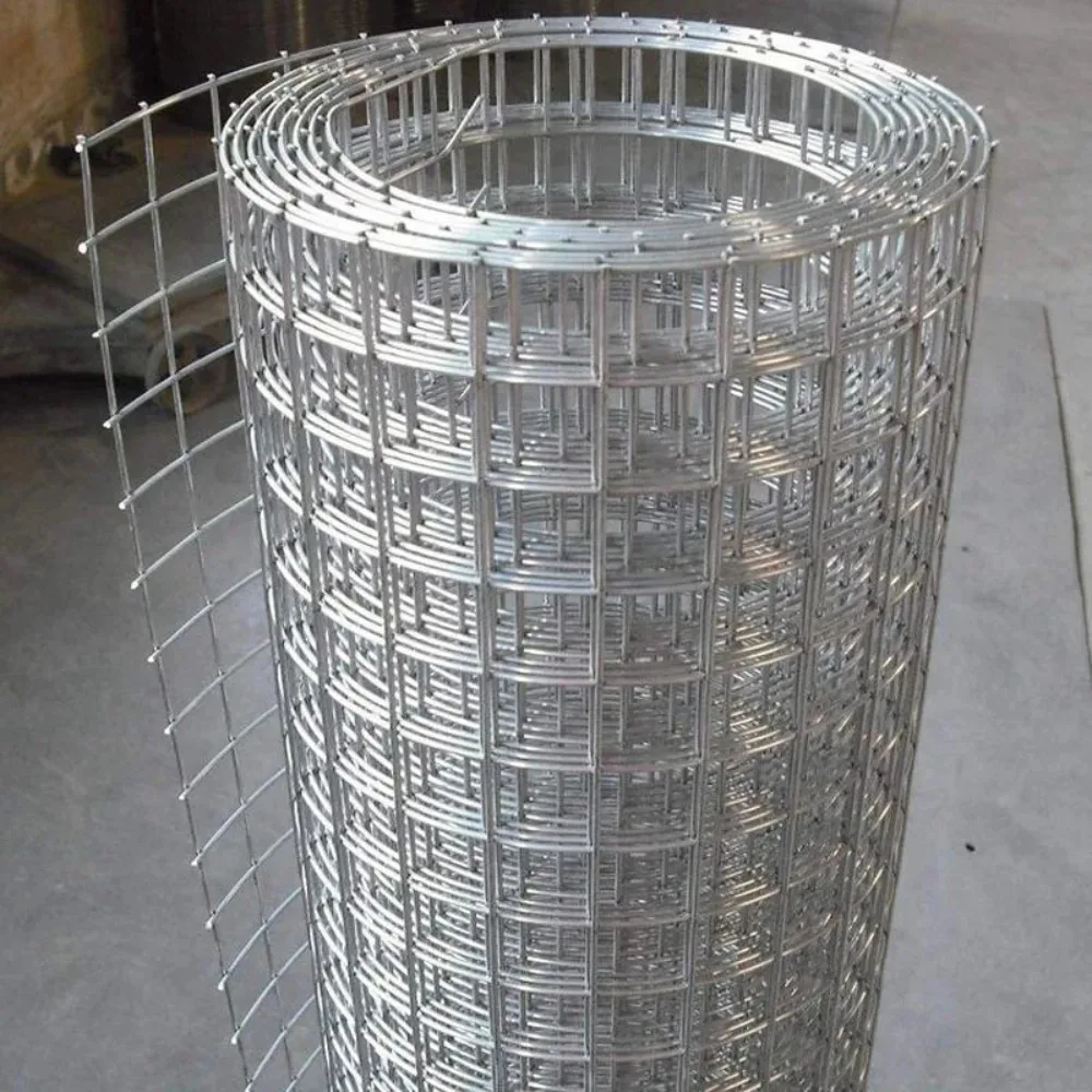 1 Roll Hole Hot Dip Galvanized Wire Breeding Welding Chicken Rabbit Cage Mesh Fence Anti Rat and Snake