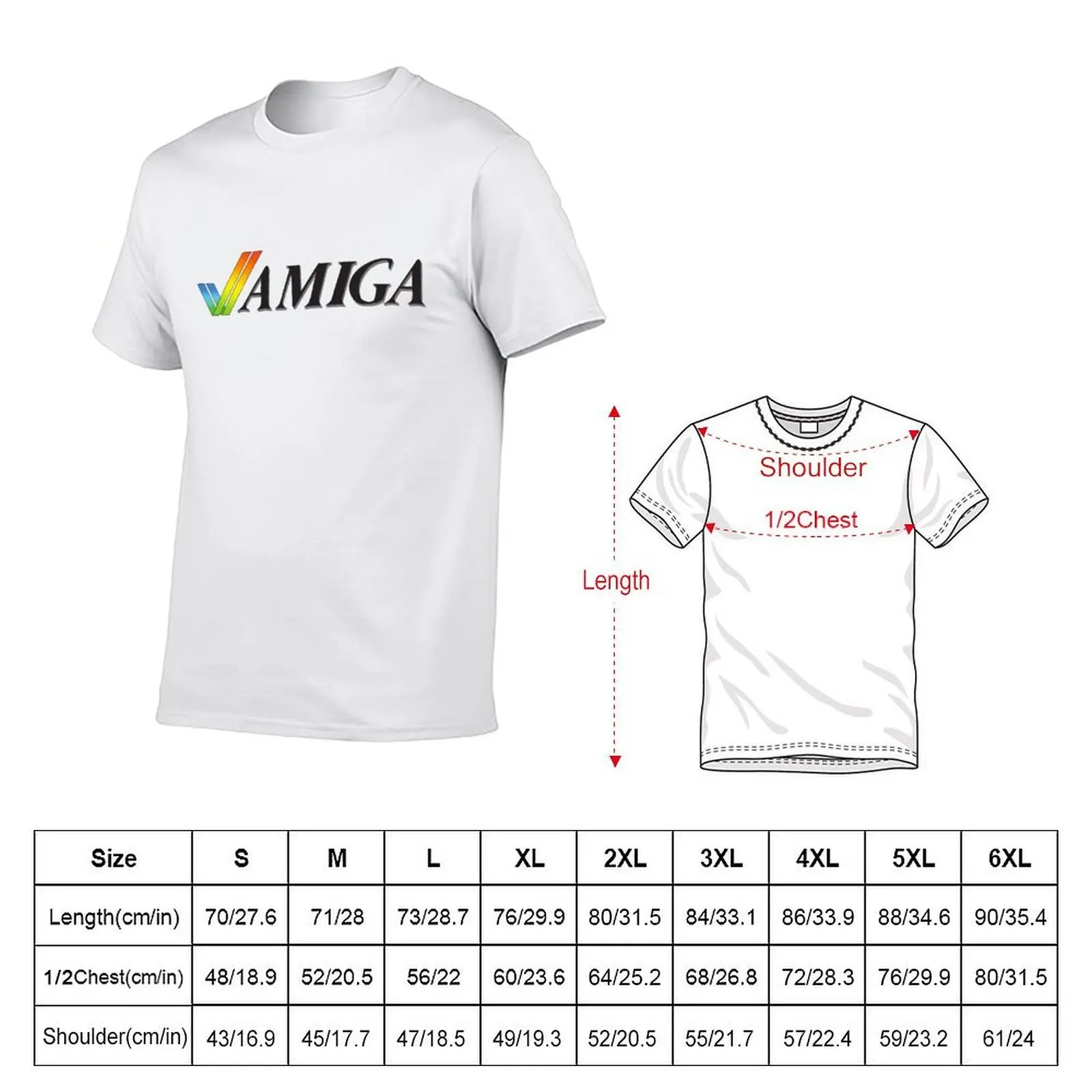 Amiga (Vector Recreation) T-Shirt topping boys animal print oversized t shirts for men