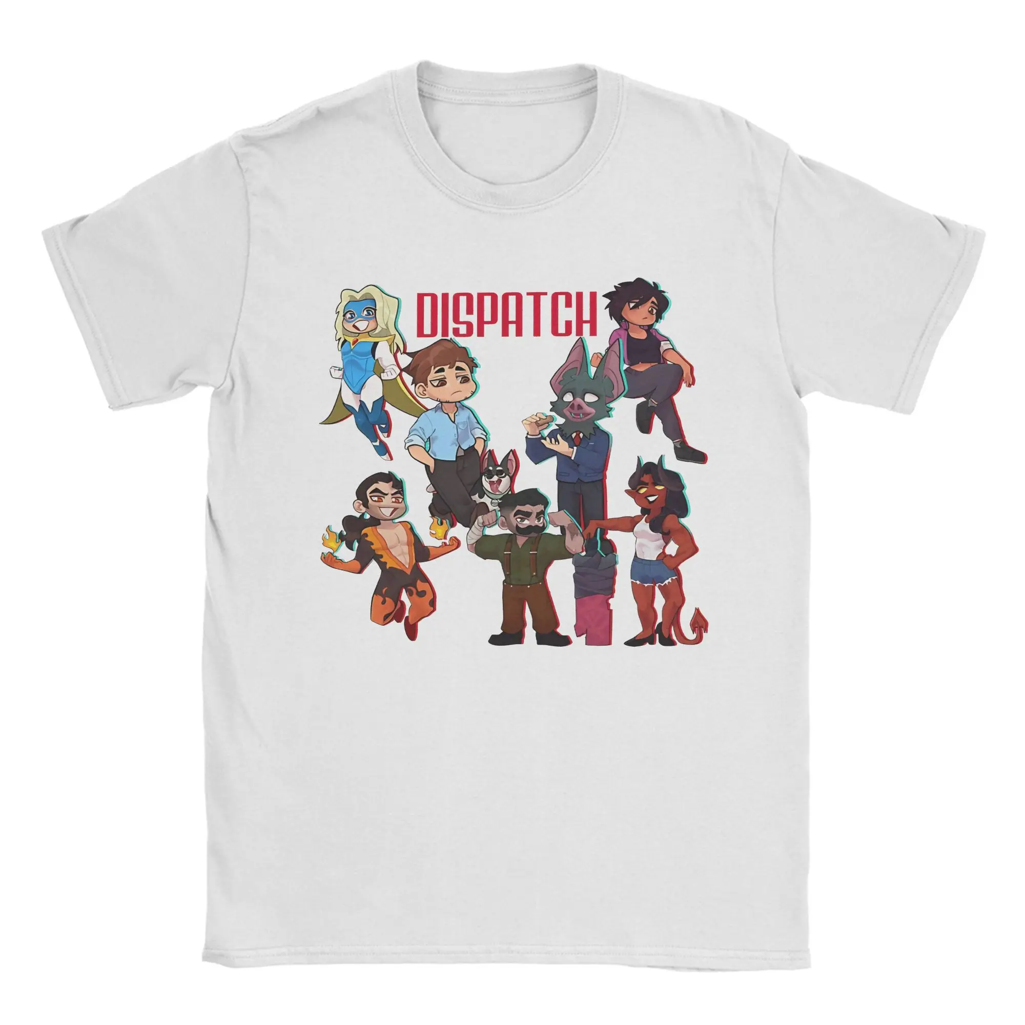 إرسال لعبة أنيمي تي شيرت الرجال 100% القطن روح الدعابة تي شيرت الجولة الرقبة تي شيرت ملابس قصيرة الأكمام حجم كبير #1