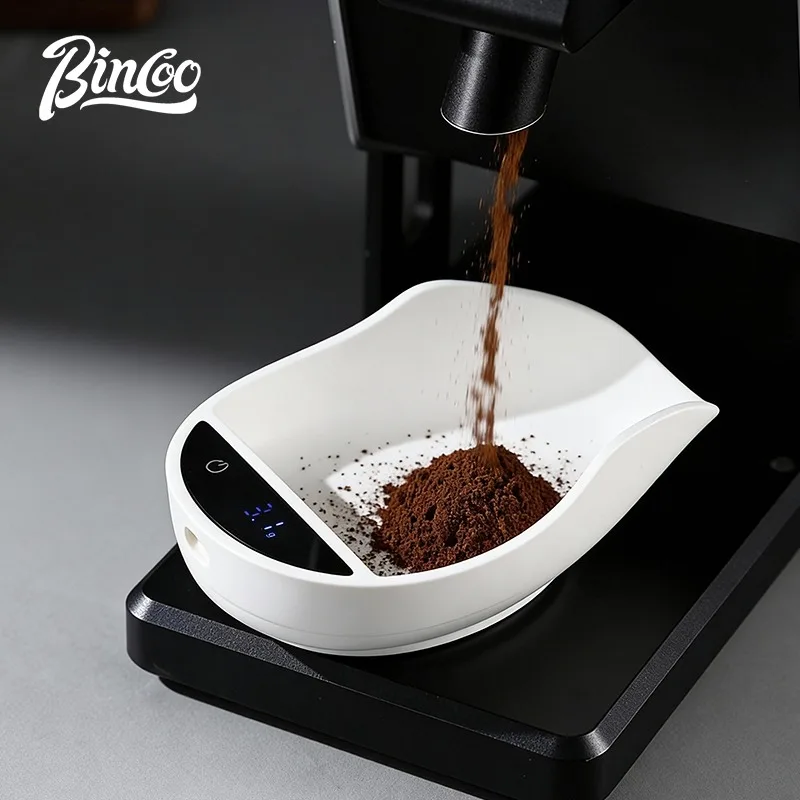 BINCOO Mini Digital Electronic Coffee Scale With Bean Tray Coffee Bean Weighing Display Tray For Pour Over Espresso Home Barista view 5