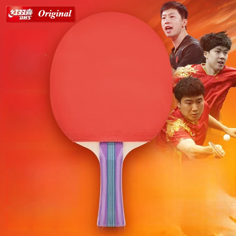 

DHS Original Table Tennis Rackets Professional Table Tennis Bats Ping Pong Racket with Sticky Rubber Student Beginner Training