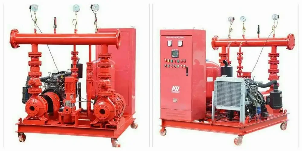 Asenware Packaged Fire Pump System ระบบปั๊มดับเพลิง Electric Jockey Pump ราคาโรงงาน