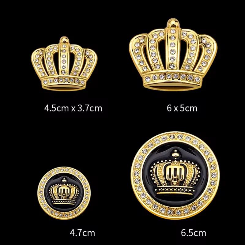 ملصقات تصميم تاج السيارة ، ديكور شعار السيارة المعدل ، إكسسوارات السيارات ، تويوتا ، مازدا ، كيا ، رينو ، أودي ، فورد ، سوزوكي ، هوندا #5