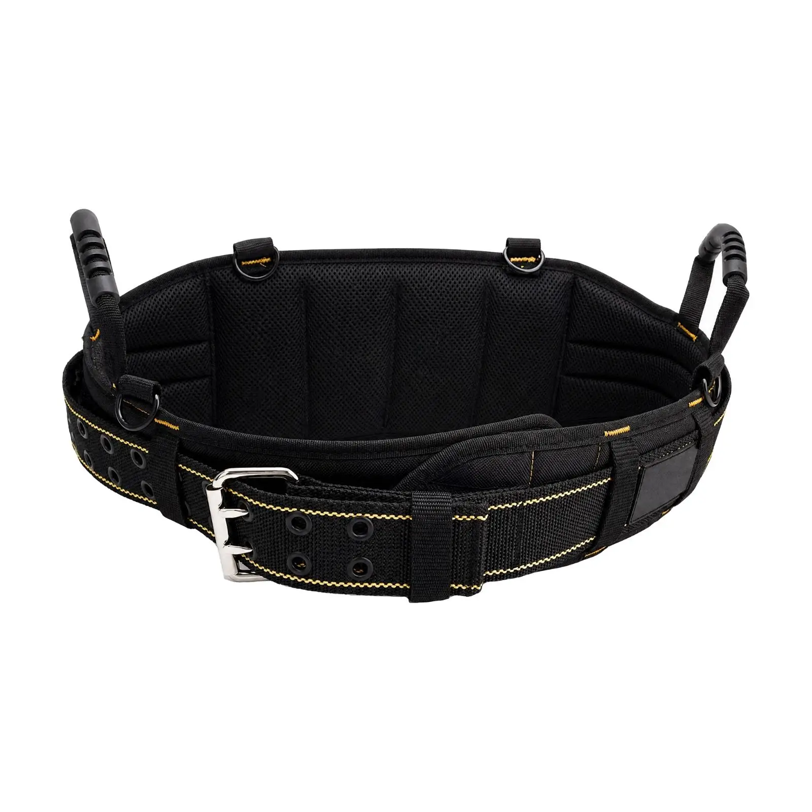 Padded Work Tool Belt Heavy-Duty Tool Belt with Suspender Clips Reinforced Multi-Pocket for Maintenance Workers, Workshops