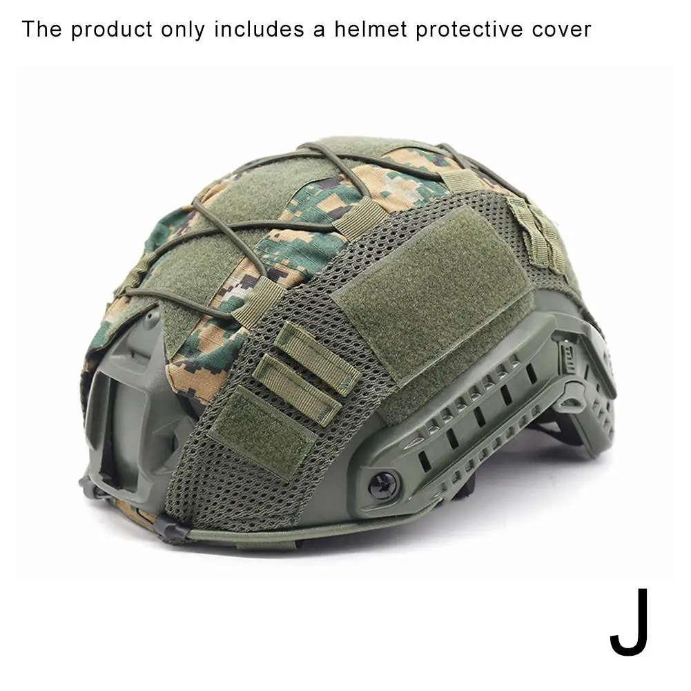 1pc Tactical Helmet Cover Universal Outdoor CS Tactical Protection Helmet Cover Professional Accessories Helmet Cloth Camou Y3Z8