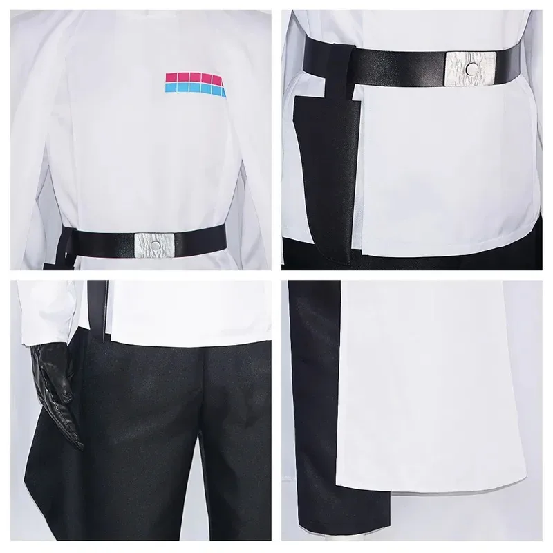 Movie Guerre Stellari Imperial Officer Cosplay Costume Tops Pants Cloak Accessories Full Set Officer Role Play Uniform Halloween