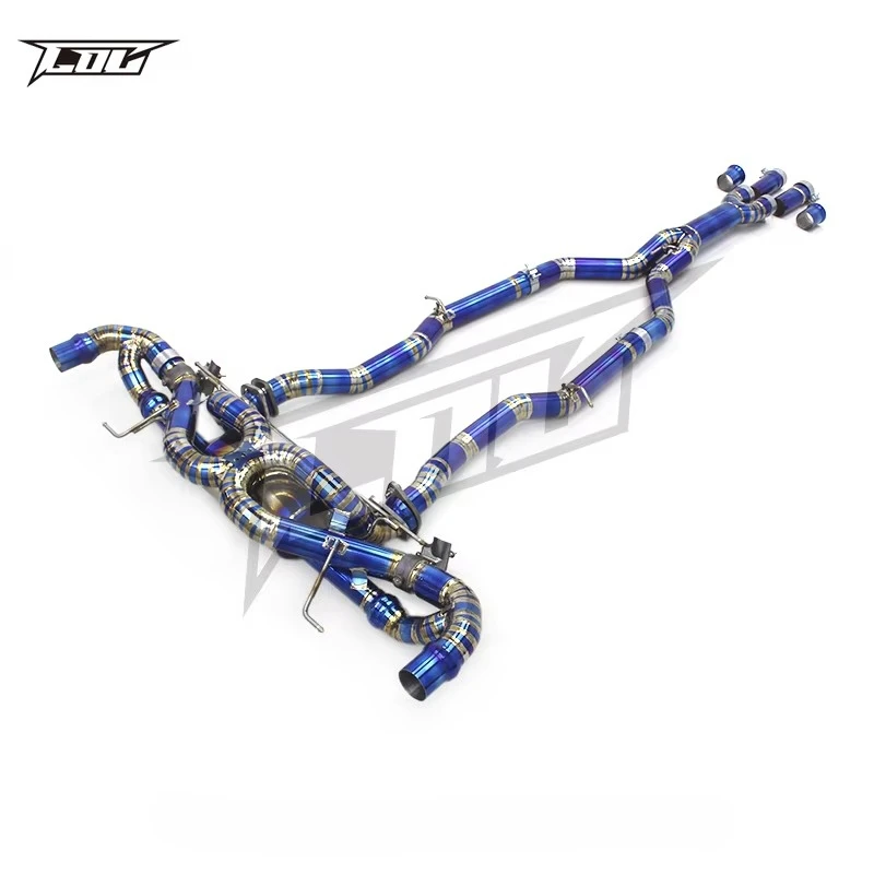 Custom Tuning Auto Engine Parts Racing Titanium Exhaust Catback for Aston Martin DB11 V12 5.2L 2016-2019 Valve Exhaust System
