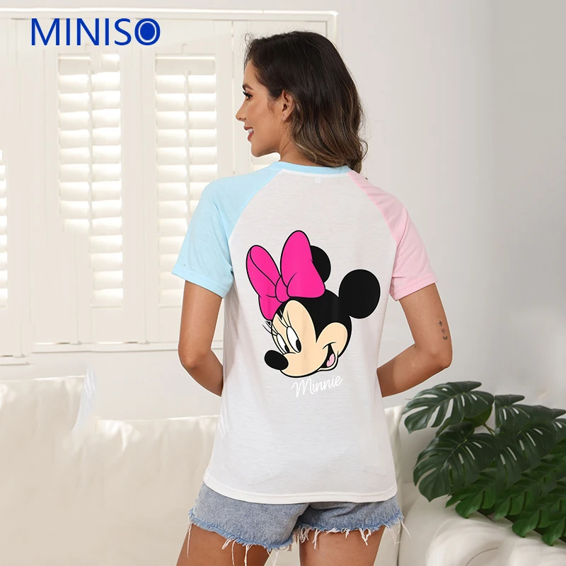 

Summer Disney Mickey Mouse Cartoon T-Shirt Graphic Streetwear Female Clothing Women Short Sleeve Top Cute Clothes Ladies