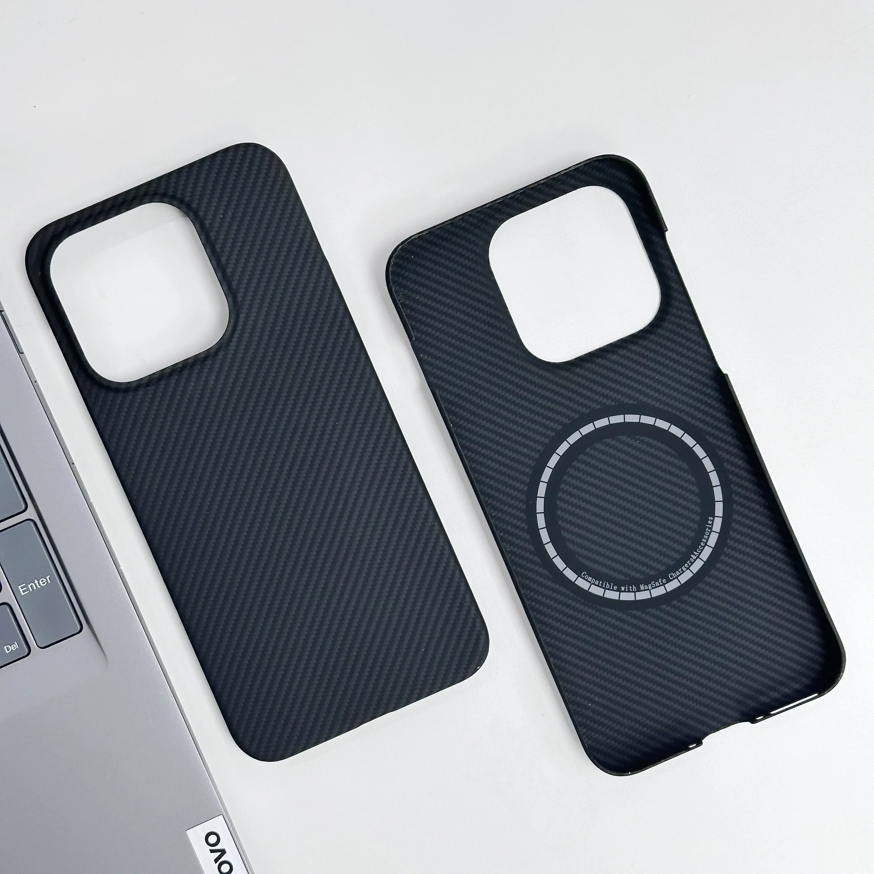 For OnePlus 15, Ultra-Thin Lightweight Magnetic Phone Case – Genuine Aramid Fiber (Kevlar), Business Protective Cover