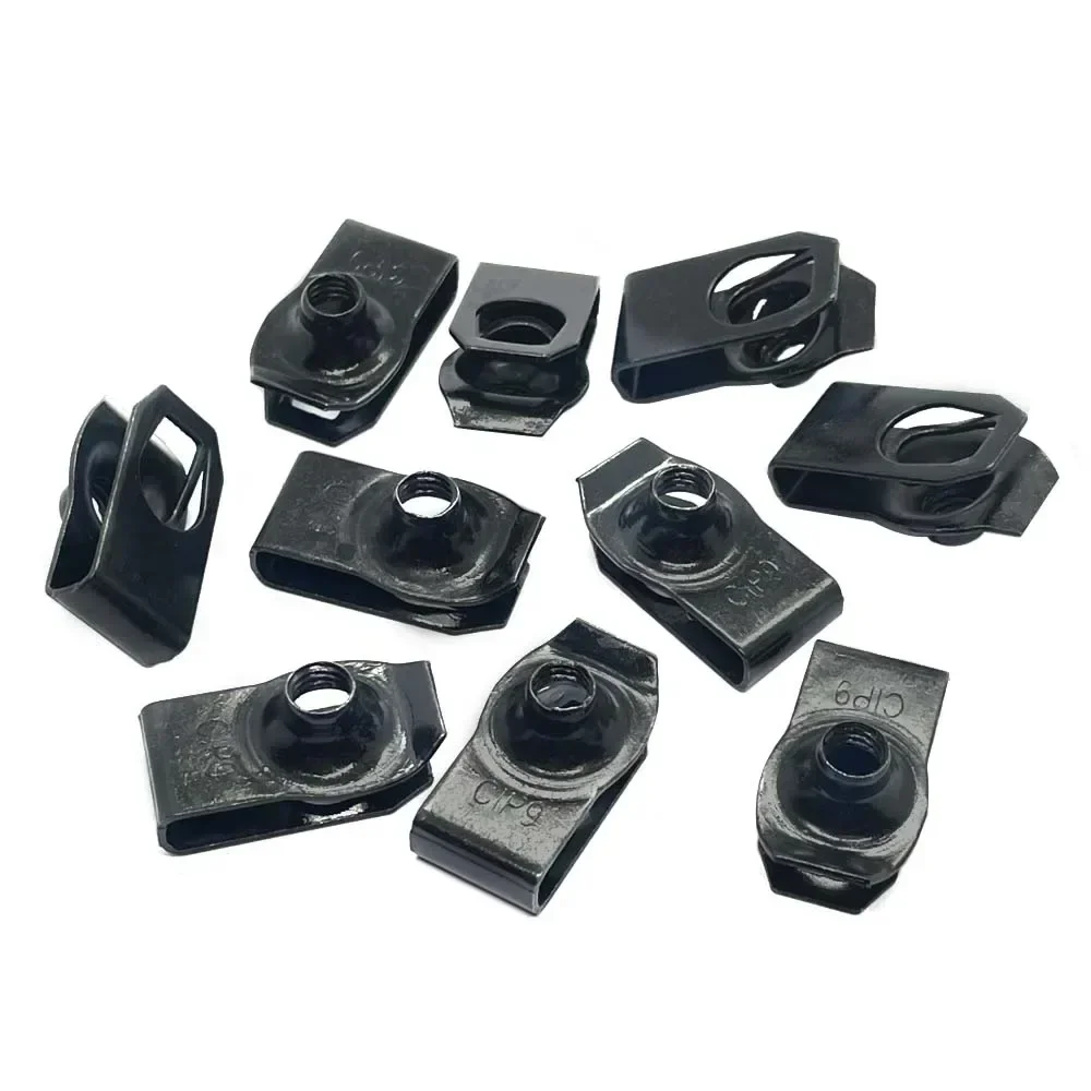 Karosserie-Schrauben U-Nieten-Clips Befestigungselemente Metallschrauben Stoßstangen-Kotflügel-Halterungen Nieten-Clips M6 Motorabdeckung – Detail 6