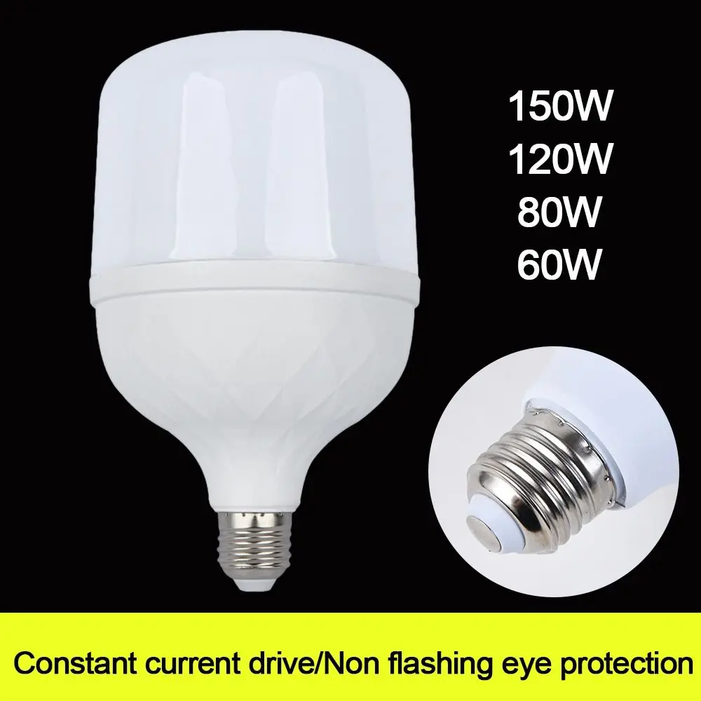 

Hot Sale White Day Light LED Light Bulb 60W-150W Home Supplies Pendant Bulbs E27 White Day Light Workshops