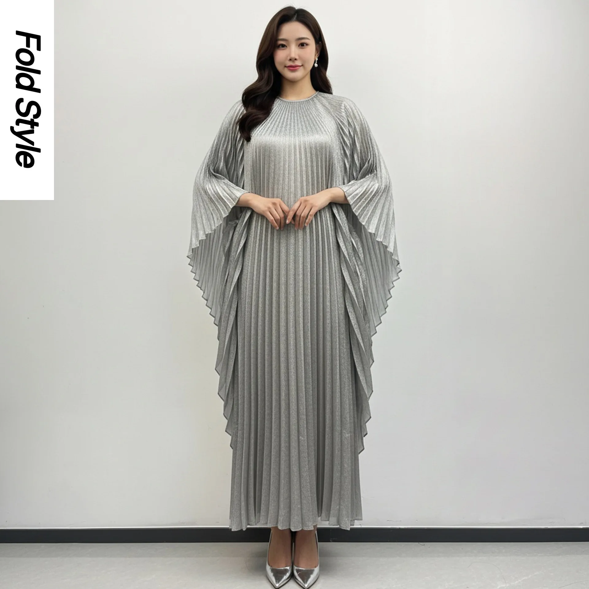 

Необычное платье Miyake 202520, модная плиссированная женская одежда, уменьшающее возраст, тонкое, толстое, длинное платье MM