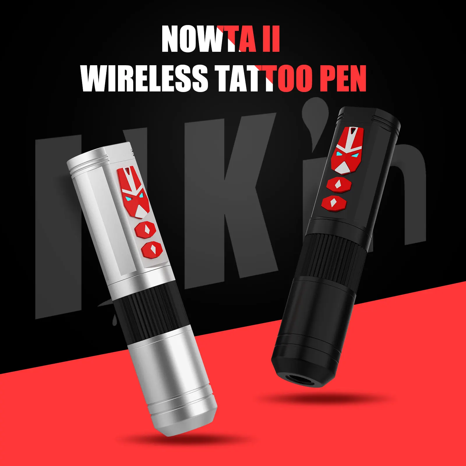 

INKIN NowTA II Wireless Tattoo Pen Wireless Battery Tattoo Machine Cartridge Needles Supplies for Tattoo & Permanent Makeup