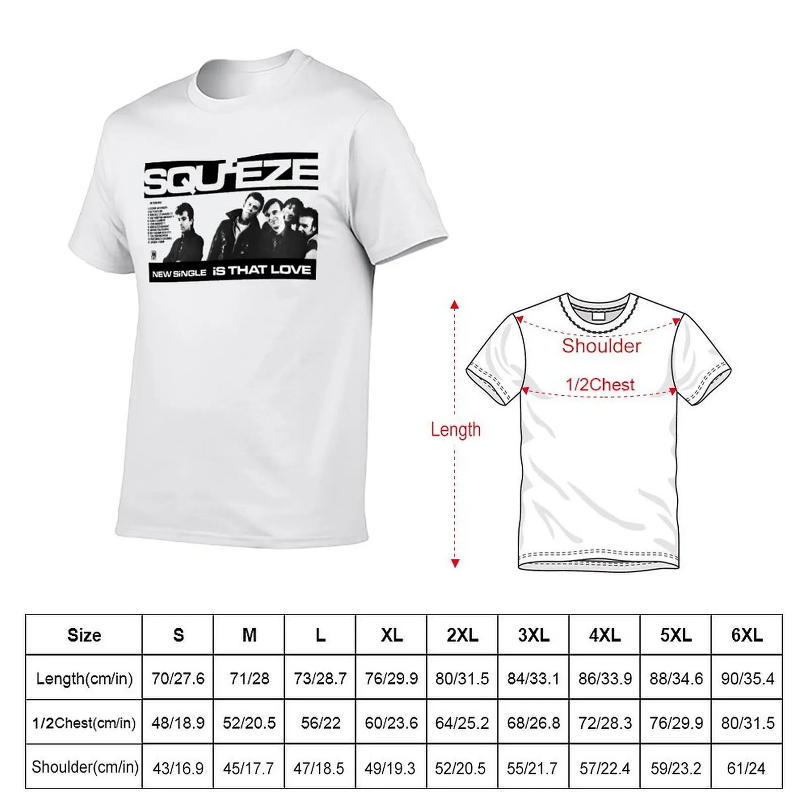 SQUEEZE - IS THAT LOVE? T-Shirt man t shirt anime t shirts mens t shirts