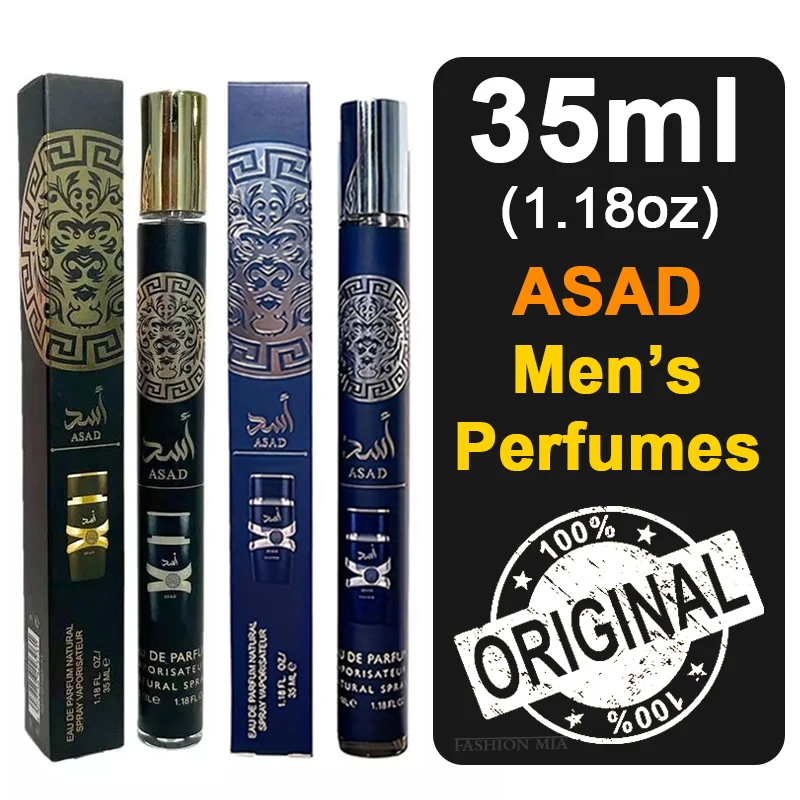 Original 35ml Arab Asad Men Cologne Perfume High Quality Women's Yara Moi Tous Perfumes Long-Lasting Fragrance Spray Body Perfum