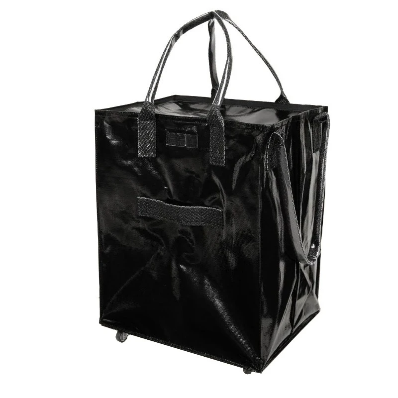 

Shopping bag with wheel foldable shopping trolley trailer portable large-capacity supermarket artifact