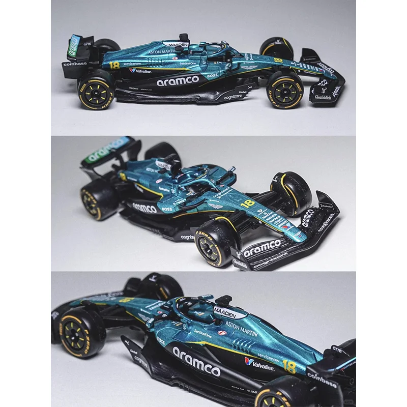 Novo em estoque 2025 bburago f1 1:43 aston martin amr25 série liga