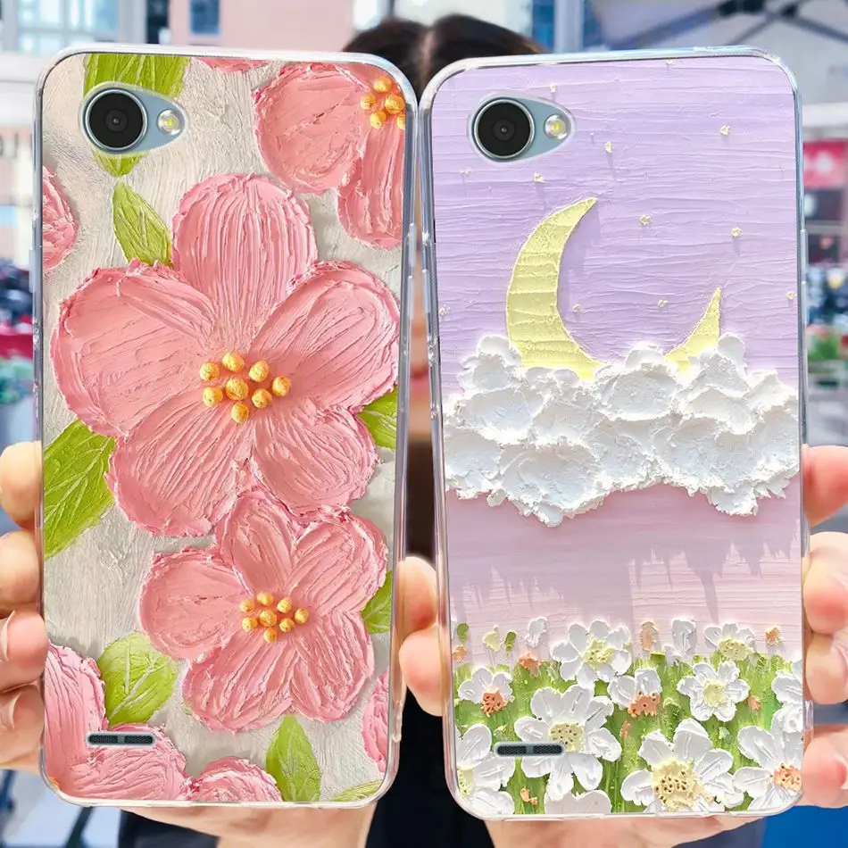 Cute Case For LG Q6 Q6+ Q6 Alpha X600K X600L X600S M700 Soft Silicone TPU Phone Back Cover For LG Q6 Plus Q 6 Q6a Cases Bumper