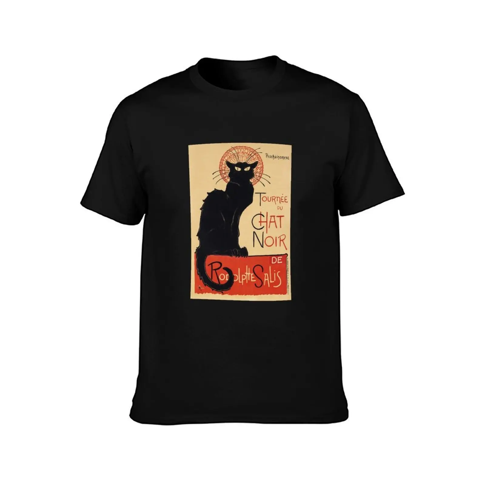 Théophile Alexandre Steinlen HD T-Shirt Plus Size Summer Casual T-Shirt
