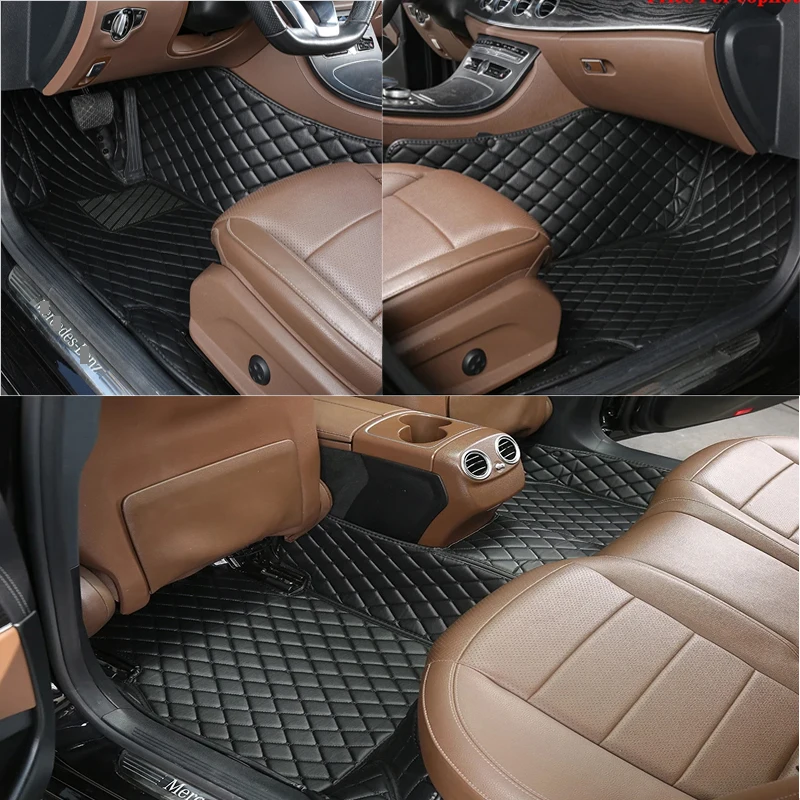 

Автомобильные коврики для VW VW Tiguan L PHEV 2019 2020 2021 2022, индивидуальные подушечки для ног, автомобильный ковер, аксессуары для интерьера