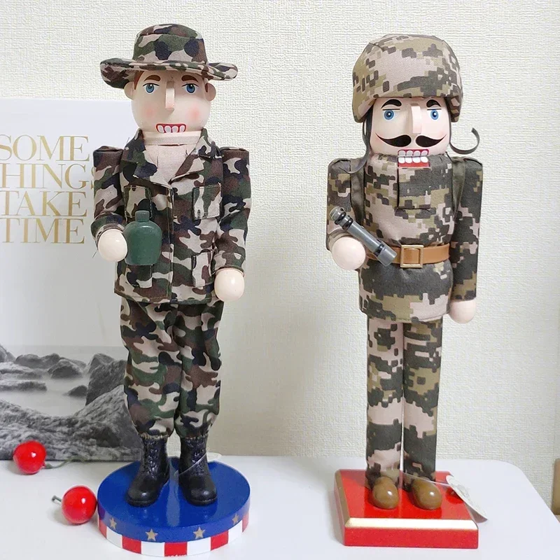 家の装飾、リビングルームとダイニングルームのためのくるみ割り人形の工芸品、かわいい小さな装飾品、創造的な小さな贈り物、40cm