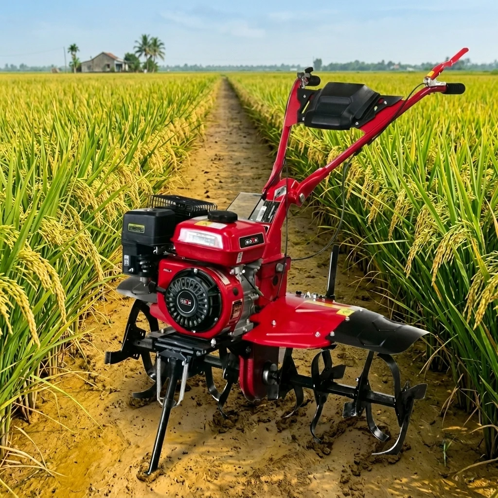 Wholesale Price Agricultural Mini Diesel Tiller Weeding Soil Loosening Motocultor Portable Tractor Cultivator Electric Hoe