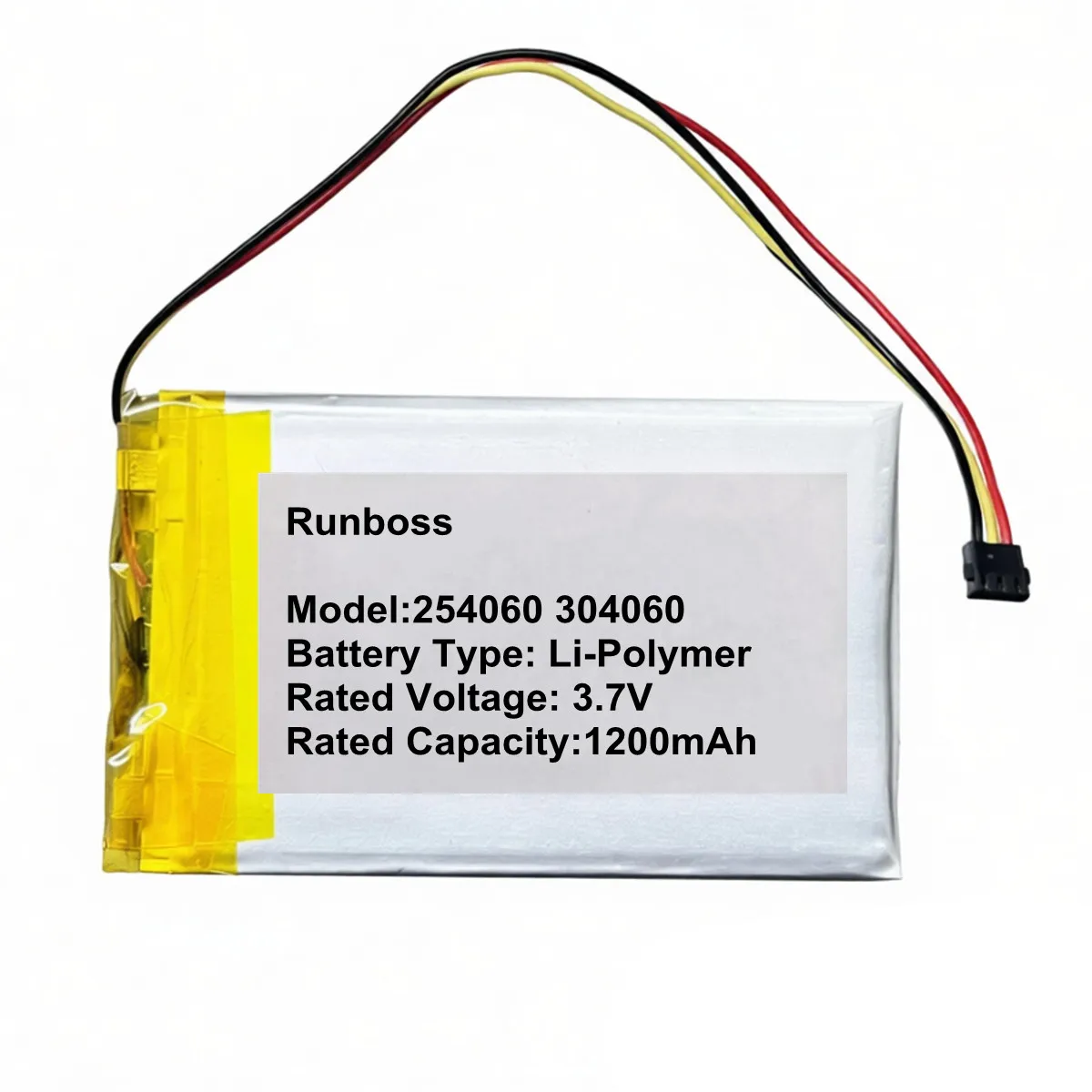 NEW 3.7V 1200mAh Battery 254060 304060 for 360 J521, J511 Second Generation Monkey King Rearview Mirror Dash Cam