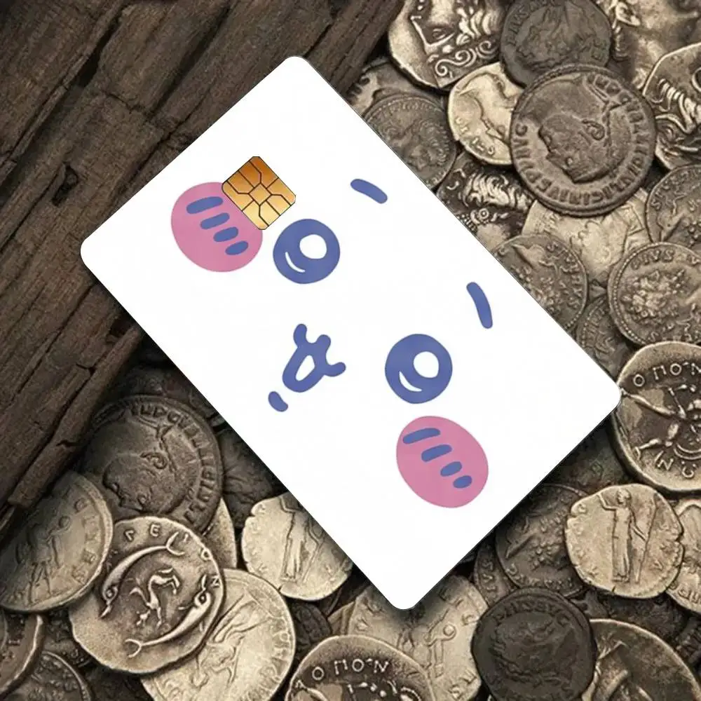 Cartoon Kawaii Chiikawas 4 Stück Kreditkarten-Skin-Aufkleber, geeignet für Bank-Debit-, U-Bahn-, Bus- und Transitpass-Dekorationsabdeckungen – Detail 16