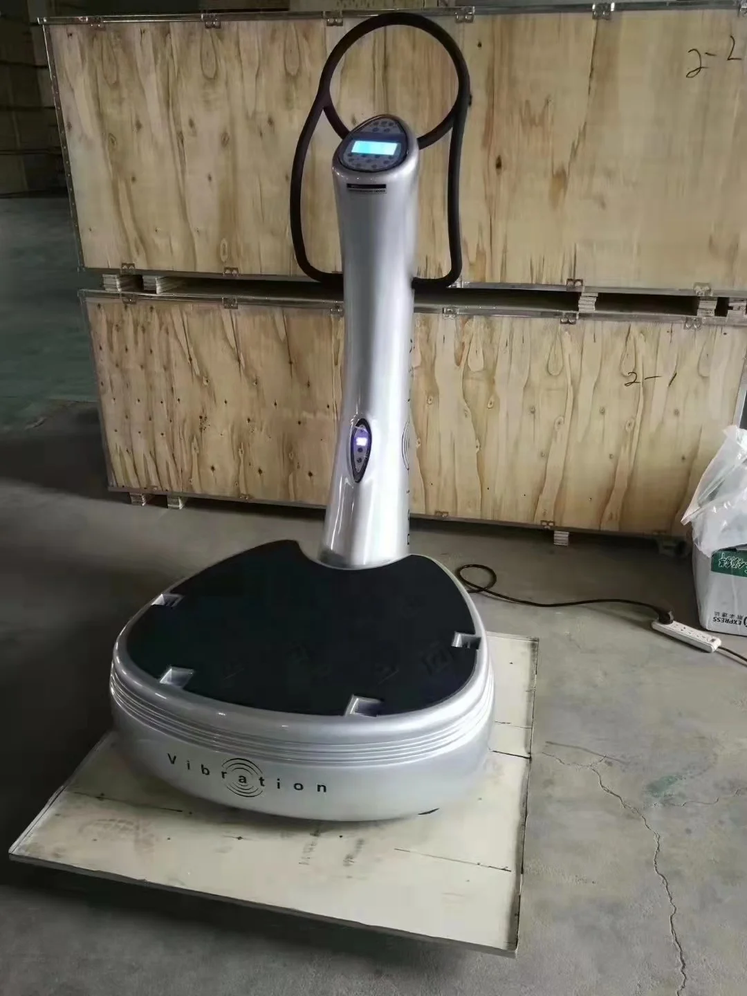 Gym Vibration Plate Exercício Machine, Crazy Fit Massage Power Plate, Corpo inteiro