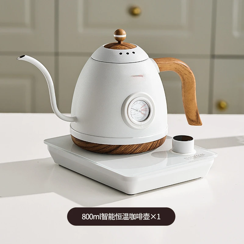 

Intelligent temperature control hand brewing coffee pot stainless steel smperature electric kettle tea temperature control B