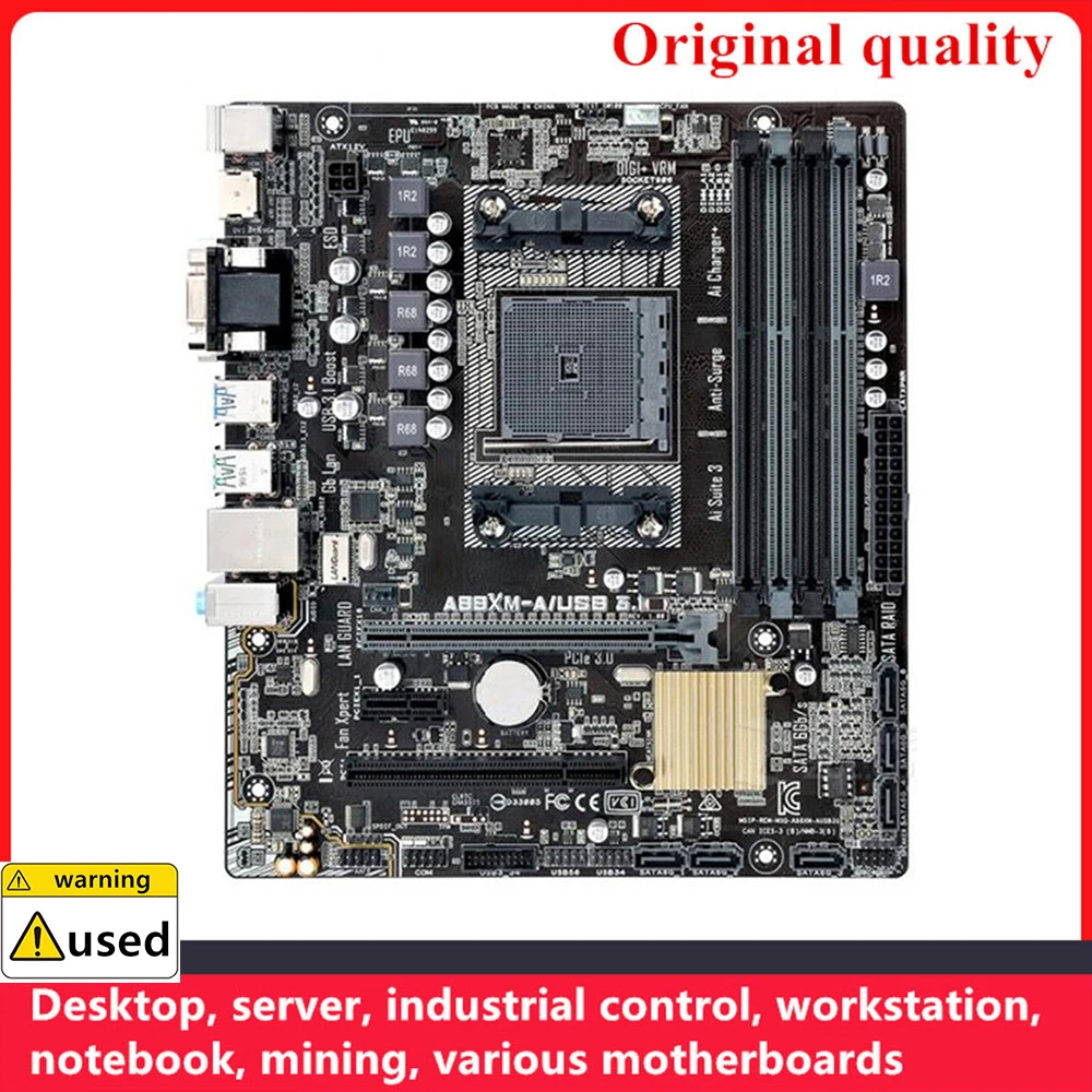 Used For A88XM-A/USB 3.1 Motherboards Socket FM2 FM2+ DDR3 64GB For AMD A88X A88 Desktop Mainboard SATA III USB3.0