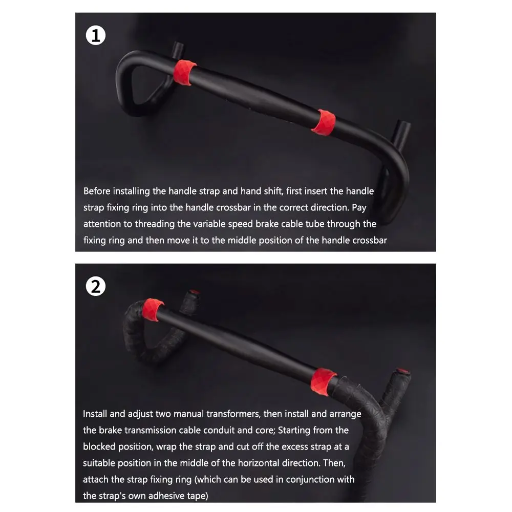 متعدد الألوان دراجة المقود الشريط حلقة ثابتة سيليكون اكسسوارات الدراجة السيطرة غطاء مطاطي مقاوم للماء المضادة للانزلاق #4