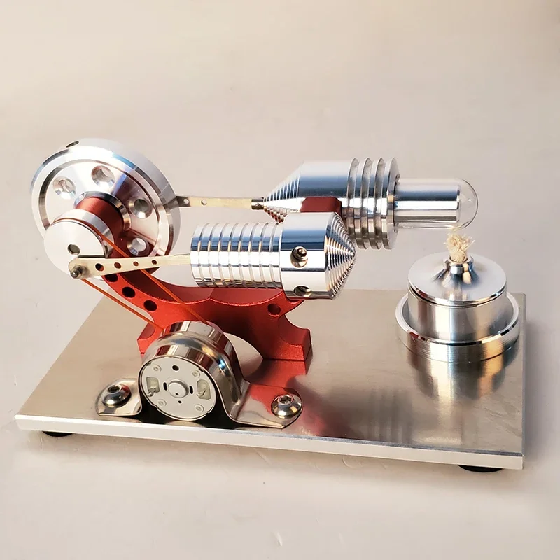 Stirling Engine Steam Engine Model Micro Generator Luminous Power Generation Model Scientific Physics Experiment Toy Gift