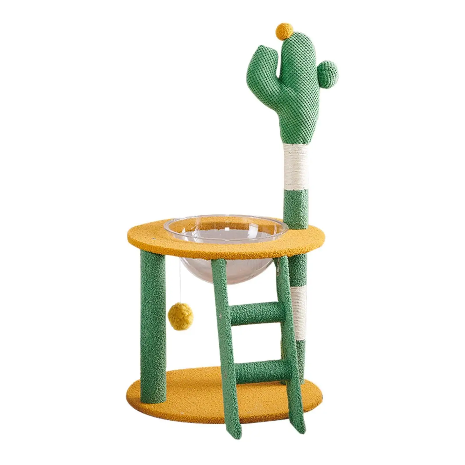 

Cat Tree Activity Center Multi Tiers Velvet Perches Condo House Cat Bed for Perch Exercise Interactive Kitten Indoor Cats