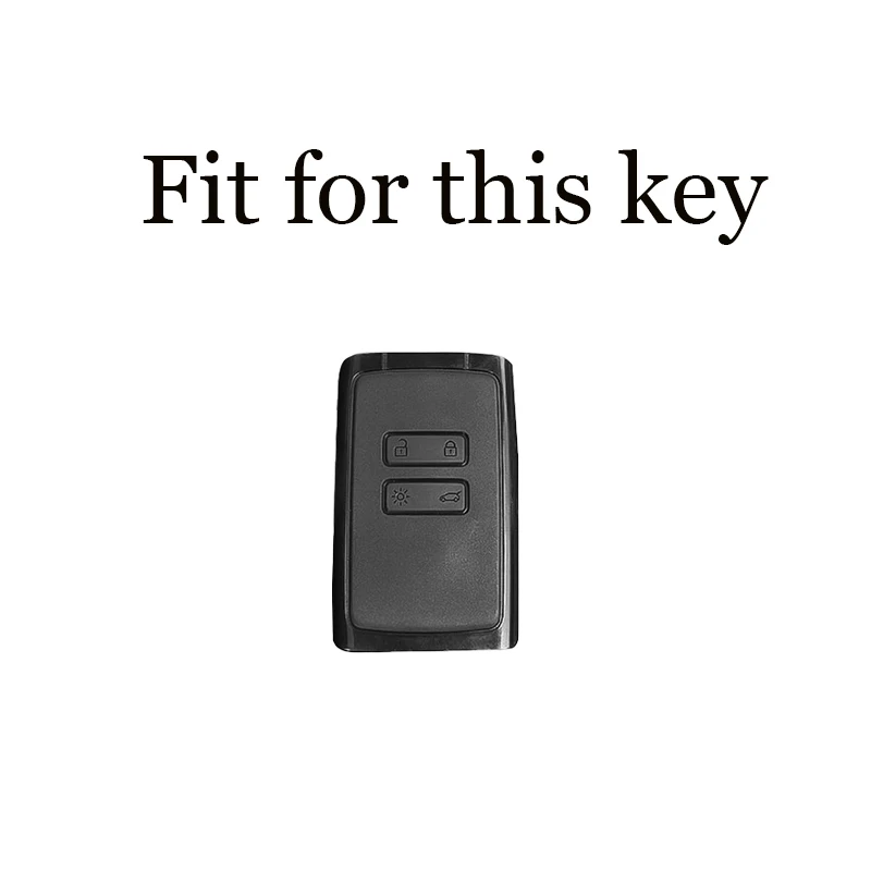 For Renault Captur Koleos Kadjar Zoe Arkana Espace Clio Megane Grand Scenic Sandero Dacia Duster Card Soft TPU Car Key Cover