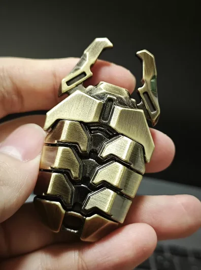 Scarab 4.0 New Upgraded Beetle Push Slider Click Coin EDC Fidget Spinner Stress Relief Toy For Adults