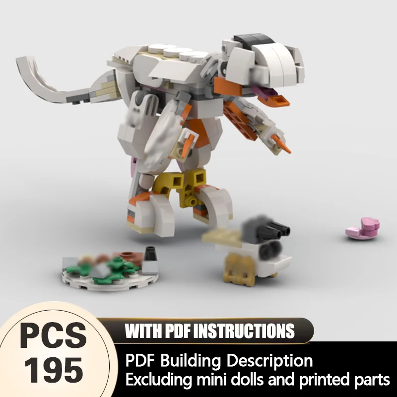 

Creators Animal Series Model MOC Building Bricks Two Dinosaurs Modular Technology Gifts Holiday Assemble Children Toys Suit